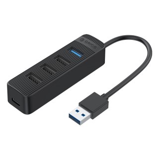 Hub Orico TWU32-4A USB-A 3.1 / 1x USB-A 3.1 + 3x USB-A 2.0 + USB-C 5V/3A - czarny