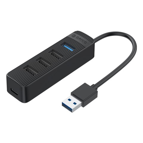 Hub Orico TWU32-4A USB-A 3.1 / 1x USB-A 3.1 + 3x USB-A 2.0 + USB-C 5V/3A - czarny