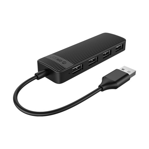 Hub USB-A Orico FL02 stacja dokująca 4x USB-A 2.0 - czarny Hub USB-A Orico FL02 stacja dokująca 4x USB-A 2.0 - czarny