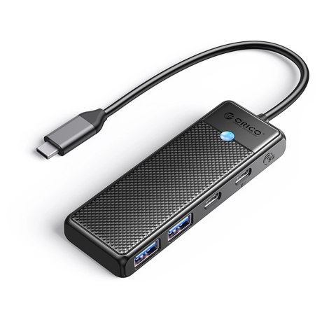 Hub USB-C Orico PAPW2AC-C3 stacja dokująca 2x USB-A 3.0 + 2x USB-C 3.0 - czarny Hub USB-C Orico PAPW2AC-C3 stacja dokująca 2x USB-A 3.0 + 2x USB-C 3.0 - czarny