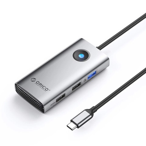 Hub USB-C Orico PW11-5P stacja dokująca 1x USB-A 3.0 + 2x USB-A 2.0 + 1x USB-C PD + 1x HDMI - szara Hub USB-C Orico PW11-5P stacja dokująca 1x USB-A 3.0 + 2x USB-A 2.0 + 1x USB-C PD + 1x HDMI - szara