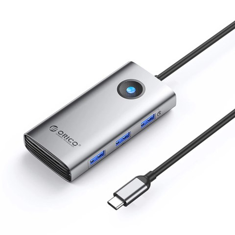Hub USB-C Orico PW11-6P stacja dokująca 3x USB-A 3.0 + 1x USB-C 2.0 + 1x HDMI - szary Hub USB-C Orico PW11-6P stacja dokująca 3x USB-A 3.0 + 1x USB-C 2.0 + 1x HDMI - szary