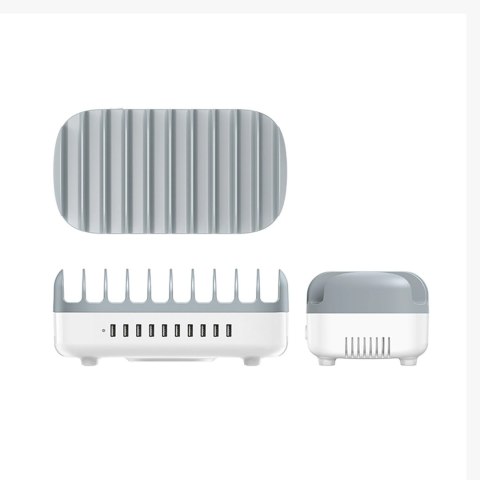 Inteligentna stacja ładowania Orico DUK-10P-V1 10 x USB-A - biała Inteligentna stacja ładowania Orico DUK-10P-V1 10 x USB-A - biała