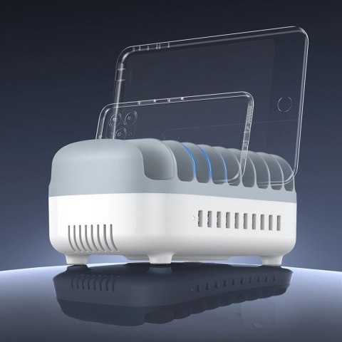Inteligentna stacja ładowania Orico DUK-10P-V1 10 x USB-A - biała Inteligentna stacja ładowania Orico DUK-10P-V1 10 x USB-A - biała