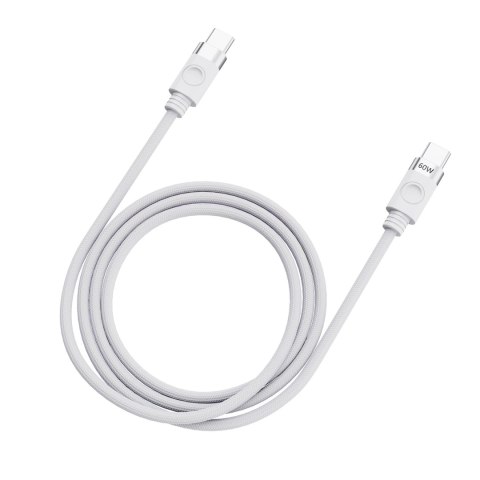 Kabel Orico CDX 60W 3A Power Delivery USB-C - USB-C 1m - biały