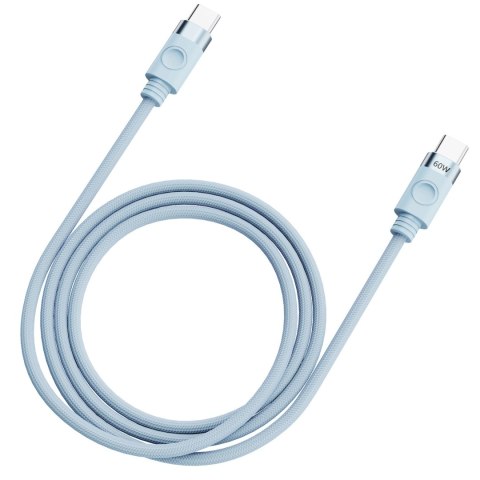 Kabel Orico CDX 60W 3A Power Delivery USB-C - USB-C 1m - niebieski Kabel Orico CDX 60W 3A Power Delivery USB-C - USB-C 1m - niebieski