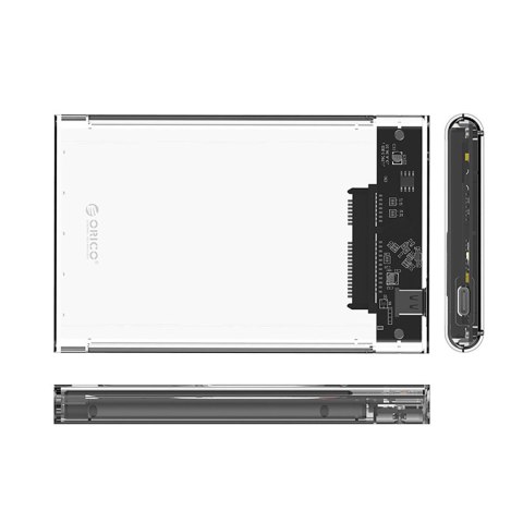 Kieszeń dyskowa Orico 2139C3 2,5" HDD/SSD USB-C 5Gb/s - przezroczysta Kieszeń dyskowa Orico 2139C3 2,5" HDD/SSD USB-C 5Gb/s - przezroczysta
