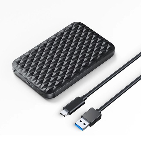 Kieszeń dyskowa Orico 2520C3-V1 2,5" HDD/SSD USB-C 5Gb/s - czarna Kieszeń dyskowa Orico 2520C3-V1 2,5" HDD/SSD USB-C 5Gb/s - czarna