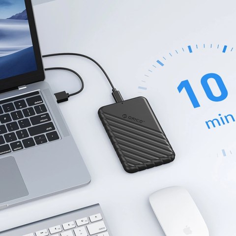 Kieszeń dyskowa Orico 25PW1-U3 2,5" HDD/SSD USB3.0 Micro-B 5Gb/s - czarna Kieszeń dyskowa Orico 25PW1-U3 2,5" HDD/SSD USB3.0 Micro-B 5Gb/s - czarna