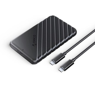 Kieszeń dyskowa Orico 25PW1C-C3 2,5" HDD/SSD USB-C 3.1 6Gb/s - czarna