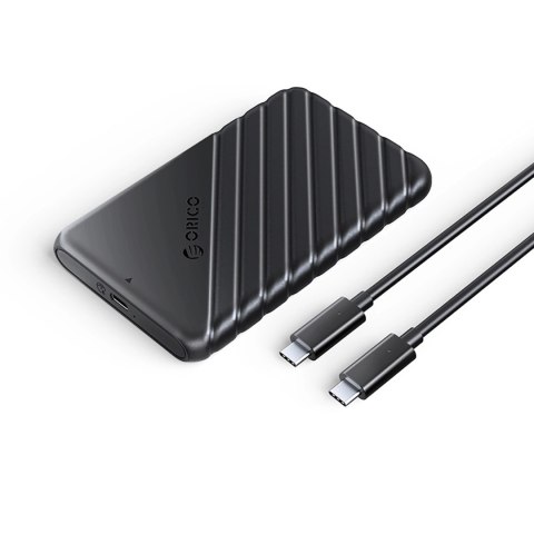 Kieszeń dyskowa Orico 25PW1C-C3 2,5" HDD/SSD USB-C 3.1 6Gb/s - czarna Kieszeń dyskowa Orico 25PW1C-C3 2,5" HDD/SSD USB-C 3.1 6Gb/s - czarna