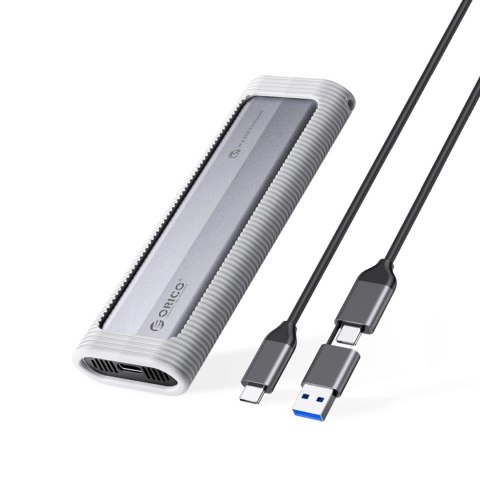 Kieszeń dyskowa Orico AXM2-G2-V1 M.2 NVME USB-C/USB-A na USB-C 10Gb/s - szara Kieszeń dyskowa Orico AXM2-G2-V1 M.2 NVME USB-C/USB-A na USB-C 10Gb/s - szara