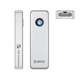 Kieszeń dyskowa Orico OUM2-G20 M.2 NVME USB-C 3.2 20Gb/s - srebrna