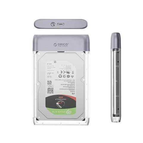 Kieszeń dyskowa Orico TX25C3 2,5" HDD/SSD USB-C 5Gb/s - przezroczysta Kieszeń dyskowa Orico TX25C3 2,5" HDD/SSD USB-C 5Gb/s - przezroczysta