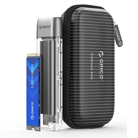Kieszeń dyskowa Orico TXM2-C3 M.2 NVME USB-C 3.2 10Gb/s - szara