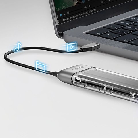 Kieszeń dyskowa Orico TXM2-C3 M.2 NVME USB-C 3.2 10Gb/s - szara