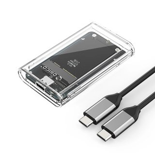 Kieszeń dyskowa Orico TC10-MS MSATA USB-C 3.2 5Gb/s - przezroczysta