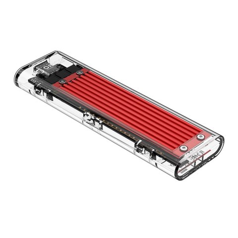 Kieszeń dyskowa Orico TCM2-C3 M.2 NVME na USB-C 10Gb/s - czerwona
