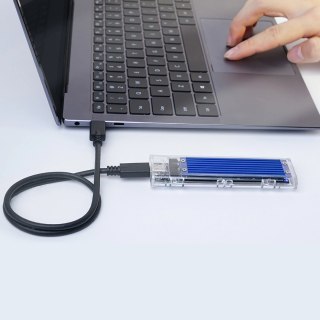 Kieszeń dyskowa Orico TCM2-C3 M.2 NVME na USB-C 10Gb/s - niebieska
