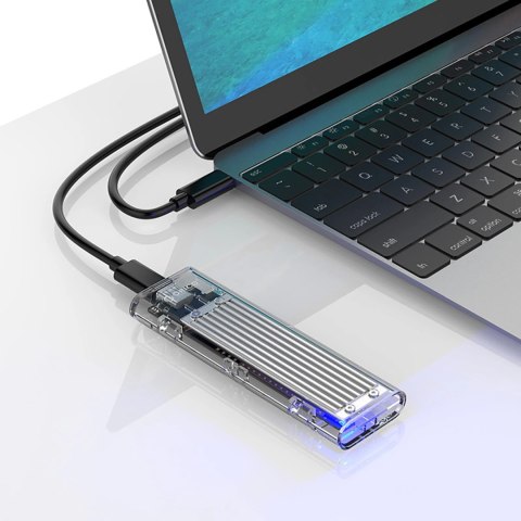 Kieszeń dyskowa Orico TCM2-C3 M.2 NVME na USB-C 10Gb/s - szara Kieszeń dyskowa Orico TCM2-C3 M.2 NVME na USB-C 10Gb/s - szara