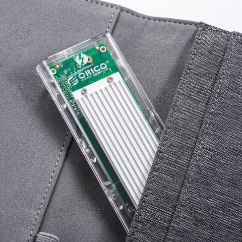 Kieszeń dyskowa Orico TCM2-C3 M.2 NVME na USB-C 10Gb/s - szara Kieszeń dyskowa Orico TCM2-C3 M.2 NVME na USB-C 10Gb/s - szara