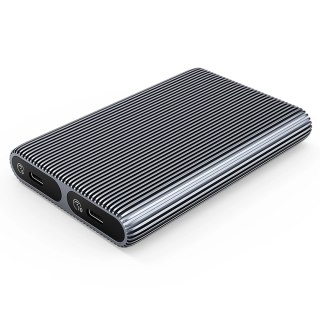 Kieszeń dyskowa podwójna Orico AM2C3-2SN na dwa dyski M.2 SATA+NVME USB-C 3.2 6Gb/s / 10Gb/s - szara
