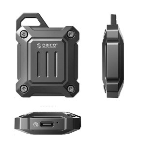 Kieszeń dyskowa wzmocniona Orico XAM2 M.2 2230 USB-C 3.2 taktyczna - czarna