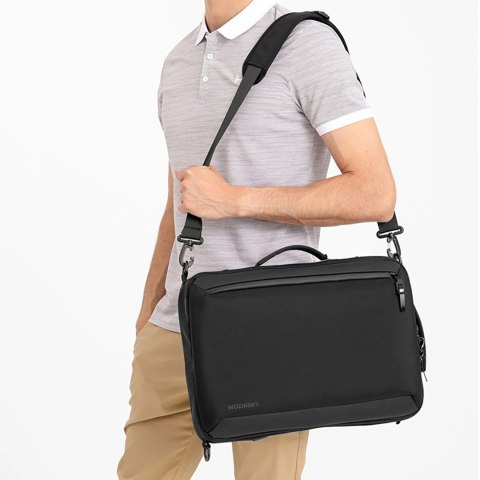 Plecak/torba Wozinsky Premium na laptopa 15,6'' z paskiem - czarny