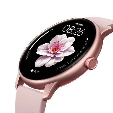 Smartwatch Joyroom Classis Series JR-FC1 z funkcją odbierania połączeń / ochroną IP68 - różowy