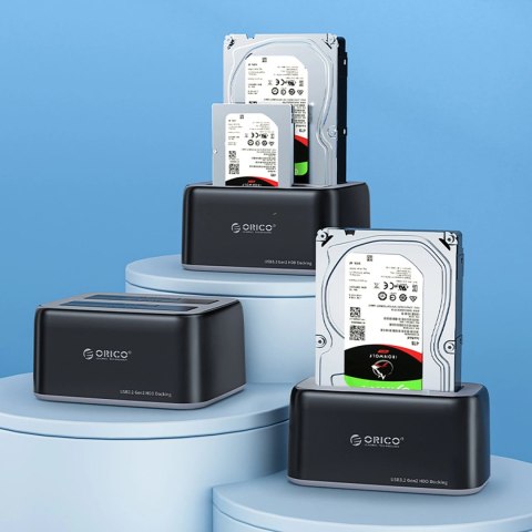 Stacja dokująca Orico 6819C3 na dysk 2,5"/3,5" SATA HDD/SSD - czarna