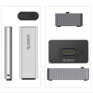 Stacja dokująca Orico IT18C3 na dysk M.2 NVMe/SATA - szara
