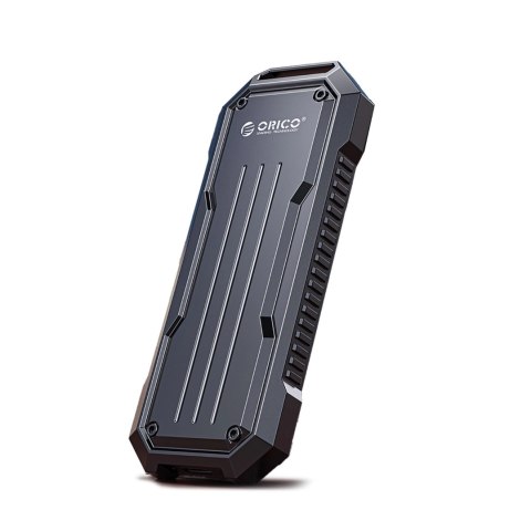 Wzmocniona kieszeń dyskowa Orico OXS2C3-G2 M.2 NVMe/SATA SSD USB-C 3.2 taktyczna - szara Wzmocniona kieszeń dyskowa Orico OXS2C3-G2 M.2 NVMe/SATA SSD USB-C 3.2 taktyczna - szara