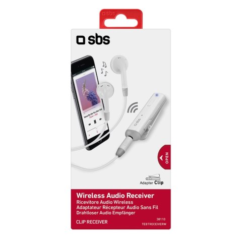 Adapter Bluetooth SBS TEBTRECEIVERW bezprzewodowy odbiornik z zestawem stereo - szary Adapter Bluetooth SBS TEBTRECEIVERW bezprzewodowy odbiornik z zestawem stereo - szary