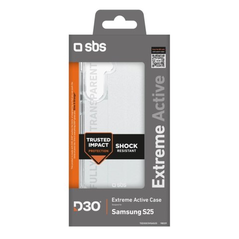 Etui SBS D3O do Samsung Galaxy S25 - przezroczyste Etui SBS D3O do Samsung Galaxy S25 - przezroczyste