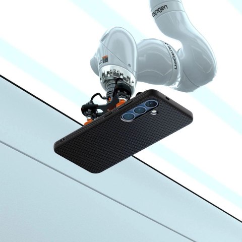 Etui Spigen Liquid Air na Samsung Galaxy S25+ - czarne-matowe