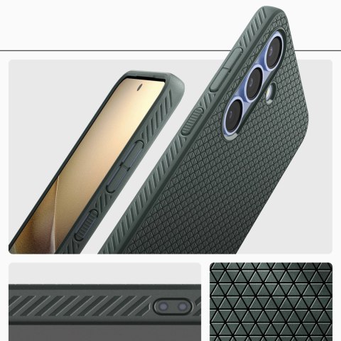 Etui Spigen Liquid Air na Samsung Galaxy S25 - zielone