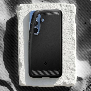 Etui Spigen Rugged Armor Mag MagSafe na Samsung Galaxy S25 - czarny-mat
