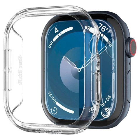 Etui Spigen Thin Fit na Apple Watch 10 42 mm - przezroczyste