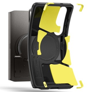 Etui Spigen Tough Armor MagSafe na Samsung Galaxy S25 Ultra - szary