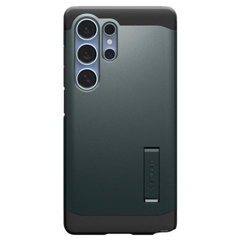 Etui Spigen Tough Armor MagSafe na Samsung Galaxy S25 Ultra - zielony