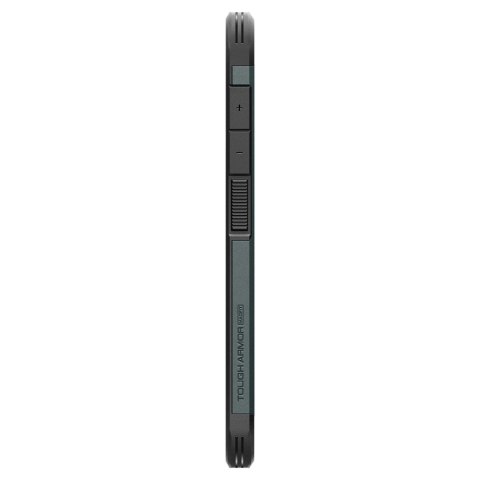 Etui Spigen Tough Armor MagSafe na Samsung Galaxy S25+ - zielone