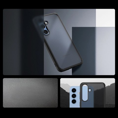 Etui Spigen Ultra Hybrid na Samsung Galaxy S25+ - czarne Etui Spigen Ultra Hybrid na Samsung Galaxy S25+ - czarne