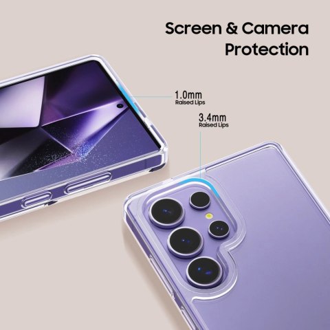 Etui Tech-Protect Flexair Hybrid na Samsung Galaxy S25 Ultra - przezroczyste Etui Tech-Protect Flexair Hybrid na Samsung Galaxy S25 Ultra - przezroczyste
