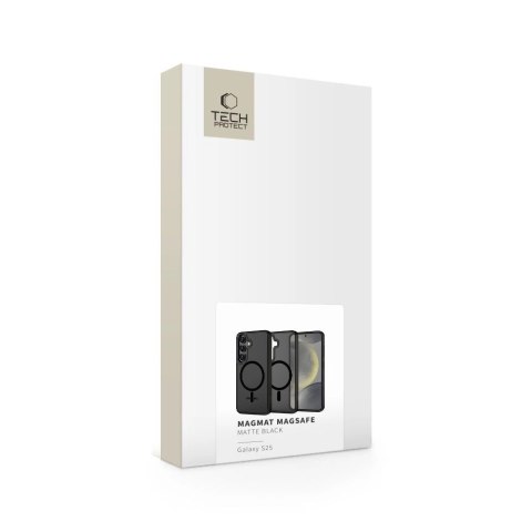 Etui Tech-Protect MagMat MagSafe na Samsung Galaxy S25 - czarne Etui Tech-Protect MagMat MagSafe na Samsung Galaxy S25 - czarne
