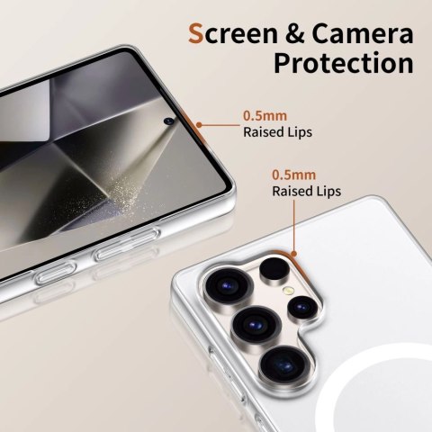 Etui Tech-Protect MagSlim MagSafe na Samsung Galaxy S25 Ultra - przezroczysty Etui Tech-Protect MagSlim MagSafe na Samsung Galaxy S25 Ultra - przezroczysty