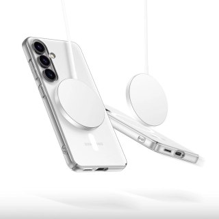 Etui Tech-Protect MagSlim MagSafe na Samsung Galaxy S25 - przezroczysty