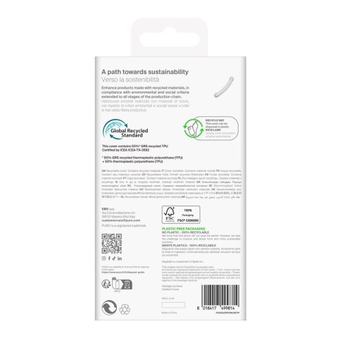 Etui silikonowe Puro 03 Nude do Samsung Galaxy S25+ - przezroczyste Etui silikonowe Puro 03 Nude do Samsung Galaxy S25+ - przezroczyste