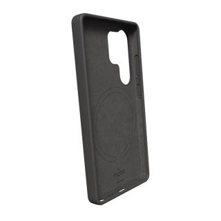 Etui silikonowe Puro Icon Mag z MagSafe do Samsung Galaxy S25 Ultra - czarne