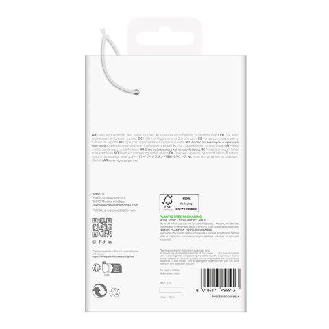 Etui z ekoskóry Puro Booklet Case z klapką i portfelem do Samsung Galaxy S25+ - czarne Etui z ekoskóry Puro Booklet Case z klapką i portfelem do Samsung Galaxy S25+ - czarne
