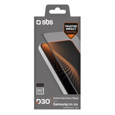 Szkło hartowane SBS Tempered Glass D3O z ramką do Samsung Galaxy S25 / S24 Szkło hartowane SBS Tempered Glass D3O z ramką do Samsung Galaxy S25 / S24